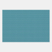 ウイおもしろいタカラフルイ服のペンギン柄 ラッピングペーパーシート (正面3)