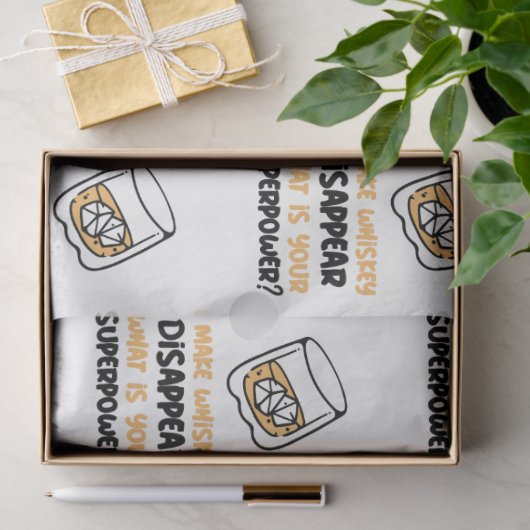 ウイスキおもしろいーを消す 薄葉紙 (ギフト)