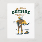 ウイスキおもしろいーを飲むカウボーイ エンクロージャーカード (裏面)