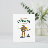 ウイスキおもしろいーを飲むカウボーイ エンクロージャーカード (スタンド正面)