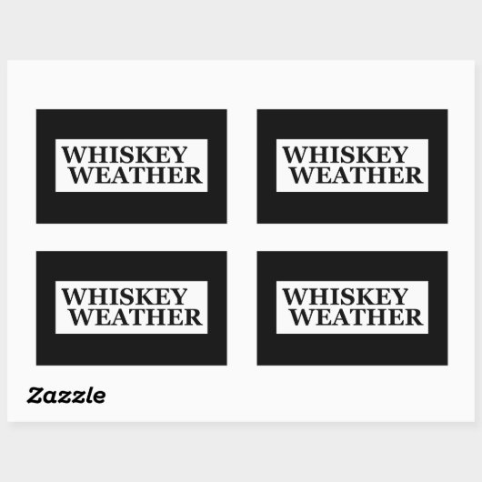 ウイスキおもしろいー愛好家の引用文 長方形シール (シート)