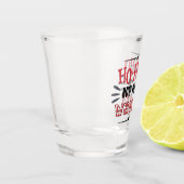 ウイスキーおもしろいを渡すクリスマス酒 ショットグラス (左)