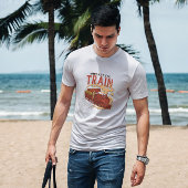 ウイスキーおもしろいフィックス列車 Tシャツ