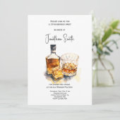 ウイスキーお祝い誕生日パーティー 招待状 (スタンド正面)