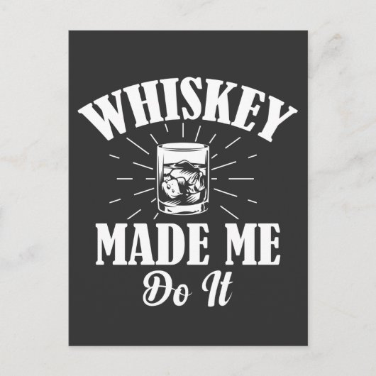 ウイスキーがぼくにポストカードを作らせた ポストカード (正面)