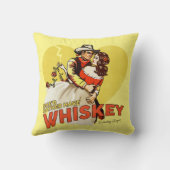 「ウイスキーが欲しい」かわいい西洋ピンナップ クッション (裏面)