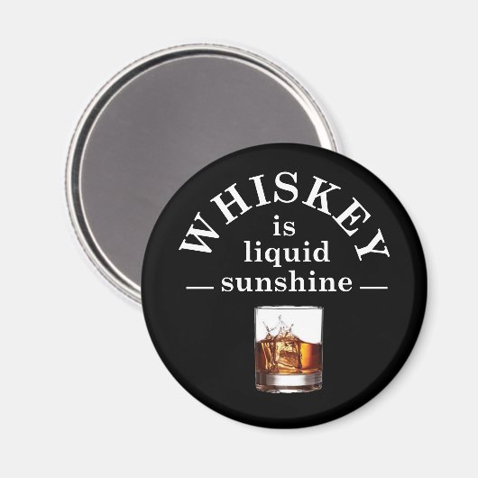 ウイスキーことわざ引用文ウイスキー マグネット (正面/裏面)