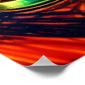 ウイスキーとグラス2杯ボトル | AIアートポスター ポスター (角)