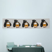 ウイスキーとシガーリピート誕生日バナー 横断幕 (トレードショー)