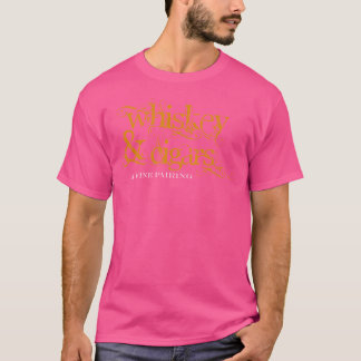 ウイスキーと葉巻の絶妙なペアリング Tシャツ