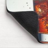 ウイスキーのキューブの飛び散り マウスパッド (コーナー)