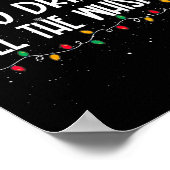 ウイスキーのクリスマスドリーを飲み干す可能性が高い ポスター (角)