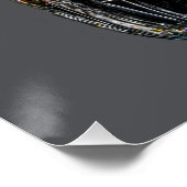 ウイスキーのグラス – ポスター (コーナー)