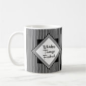 ウイスキーのタンゴおもしろいFoxtrot コーヒーマグカップ (左)