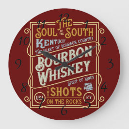 ウイスキーのホームデコールウォールクロック ラージ壁時計