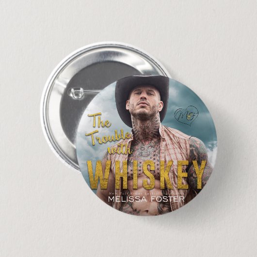 ウイスキーのボタンの問題 缶バッジ (正面&裏面)