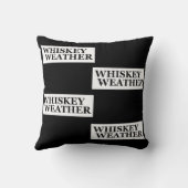 ウイスキーの天気おもしろい飲用引用文 クッション (裏面)