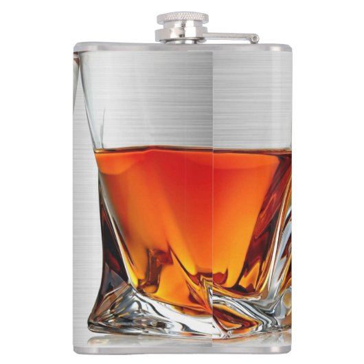 ウイスキーの瓶 フラスク (裏面)