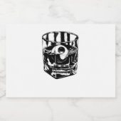 ウイスキーの目 リキュールボトルラベル (シングルラベル)