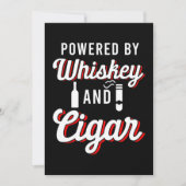 ウイスキーの葉巻の喫煙者のタバコのハミドールGiによって動く 招待状 (正面)