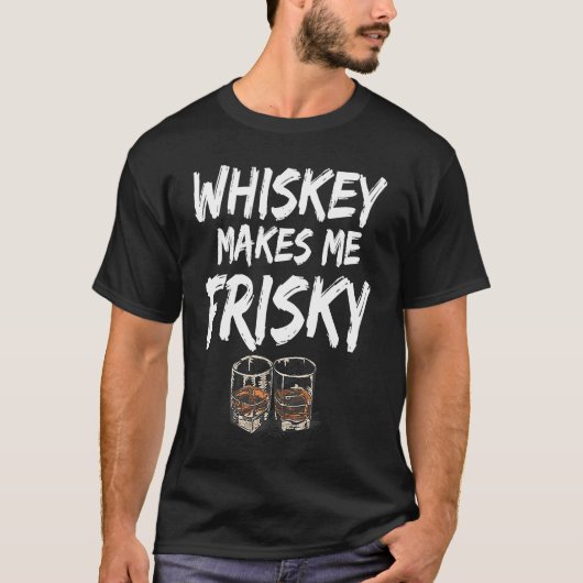 ウイスキーはウイスキーを飲おもしろいませてくれる1 Tシャツ (正面)