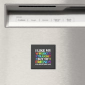 ウイスキーはストレートが好きだが、友達のLGBTQ マグネット (インサイチュ (食洗機))