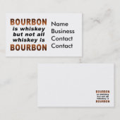 ウイスキーはバーボンばかりではない！ 名刺 (正面/裏面)