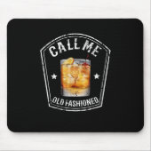 ウイスキーは僕を老ファッションドく マウスパッド (正面)