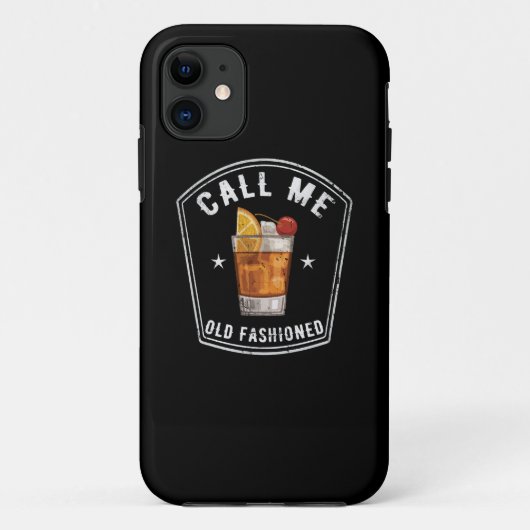 ウイスキーは僕を老ファッションドく Case-Mate iPhoneケース (裏面)