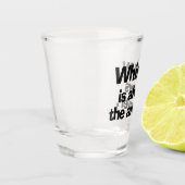 ウイスキーは必ずアンサーショットグラス ショットグラス (左)