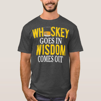 ウイスキーは来スコッおもしろいチだ Tシャツ