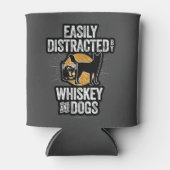 ウイスキーや犬に気を取られる 缶クーラー (正面)