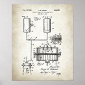 ウイスキーを明確にするプロセスまたは防寒ウィスキー ポスター (正面)