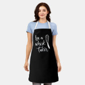 ウイスキーを飲む |かわいい料理人料理 エプロン (着用した状態)