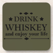ウイスキーを飲楽しむんで命を奪う コースター (正面)