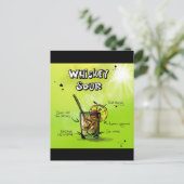 ウイスキーカクテルレシピ ポストカード (スタンド正面)