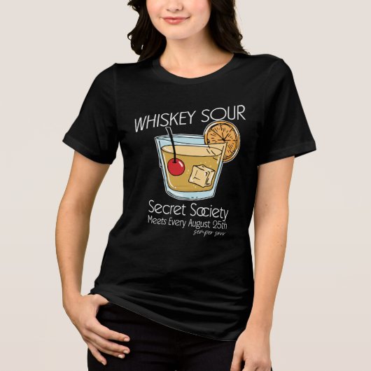 ウイスキーサワーの秘密結社 トライブレンドＴシャツ (正面)
