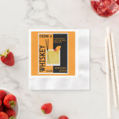 ウイスキーサワーカクテルナプキン 縁ありカクテルナプキン (インサイチュ)