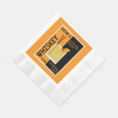 ウイスキーサワーカクテルナプキン 縁ありランチョンナプキン (角)