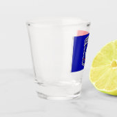 ウイスキータンブラー173空挺旗デザイン ショットグラス (左)