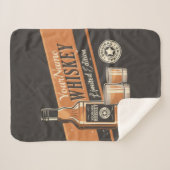 ウイスキーパーソナライズされたリキュールボトルウェスタンバー シェルパブランケット (正面(横))