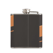 ウイスキーパーソナライズされたリキュールボトルウェスタンバー フラスク (裏面)