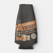 ウイスキーパーソナライズされたリキュールボトルウェスタンバー ボトルクーラー (正面)