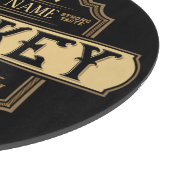 ウイスキーパーソナライズされた・オン・ザ・ロック酒ラベルバー カッティングボード (角)