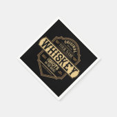 ウイスキーパーソナライズされた・オン・ザ・ロック酒ラベルバー スタンダードカクテルナプキン (角)