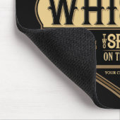 ウイスキーパーソナライズされた・オン・ザ・ロック酒ラベルバー マウスパッド (コーナー)