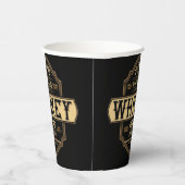 ウイスキーパーソナライズされた・オン・ザ・ロック酒ラベルバー 紙コップ (右)