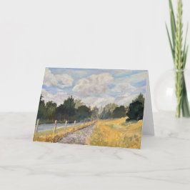 ウイスキーヒル冬グリーティングカード カード