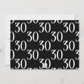 ウイスキーラベルOTHフォトバースデーパーティー 招待状 (裏面)