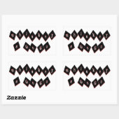 ウイスキー一発 長方形シール (シート)